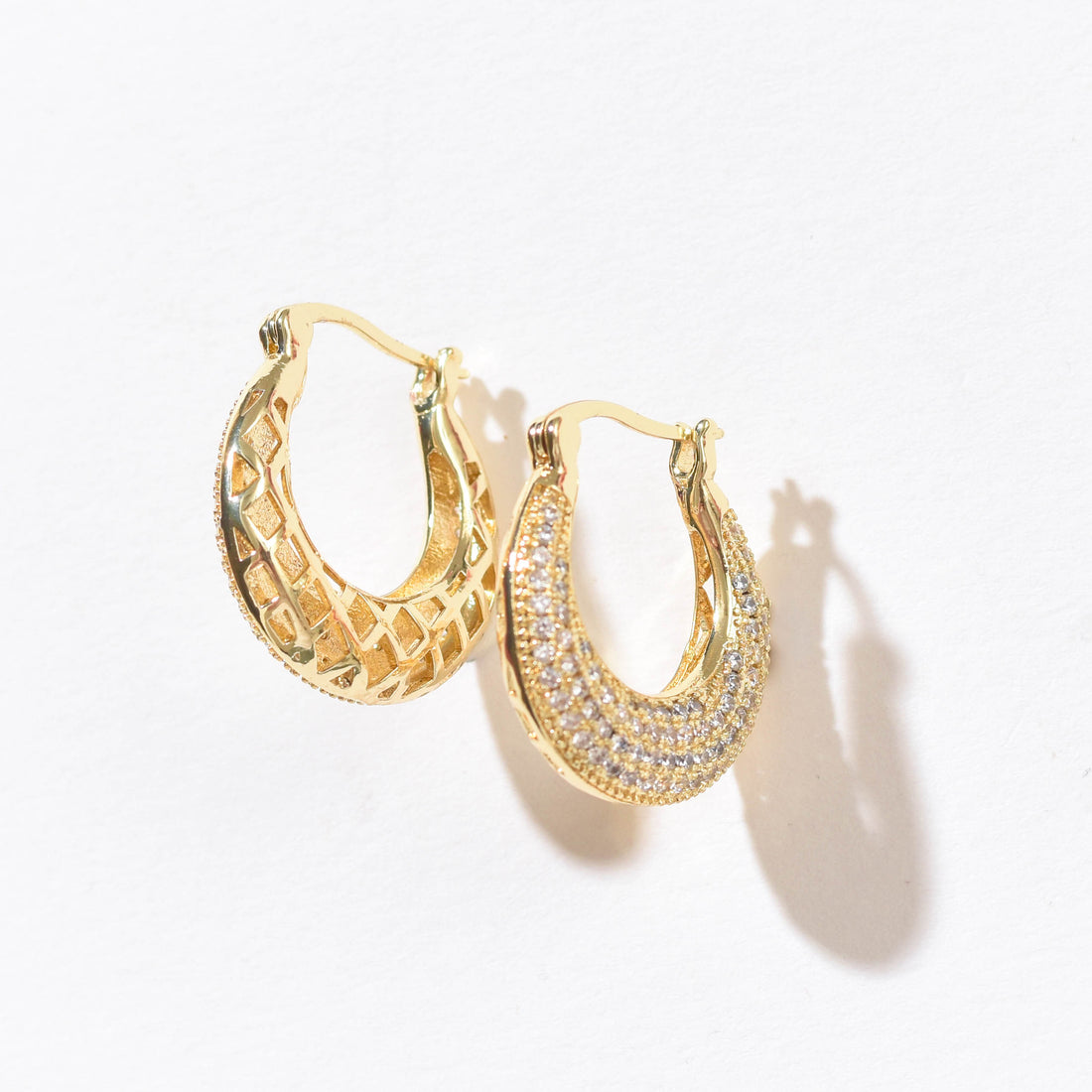 Aaliyah Pave Hoops