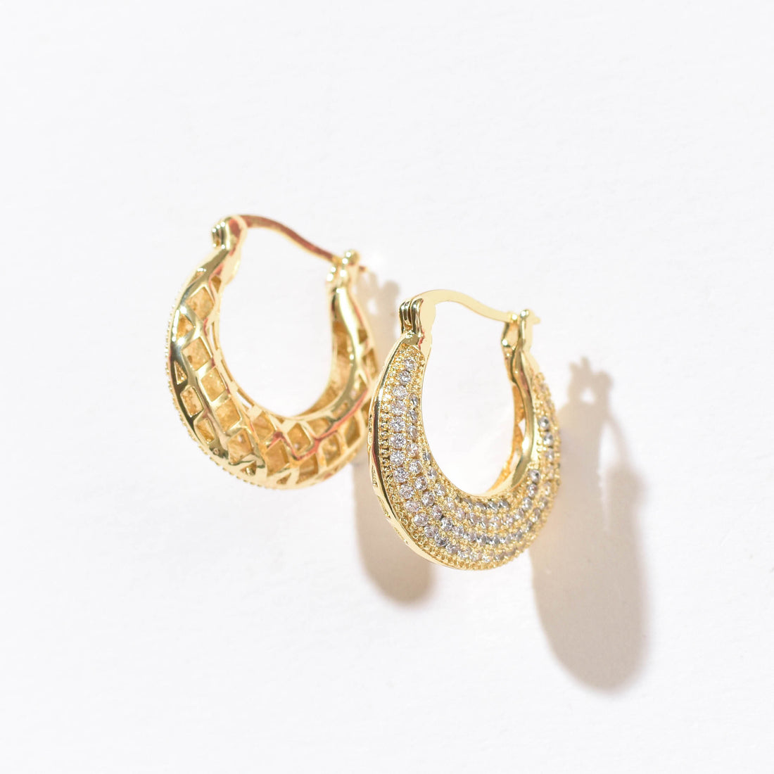 Aaliyah Pave Hoops