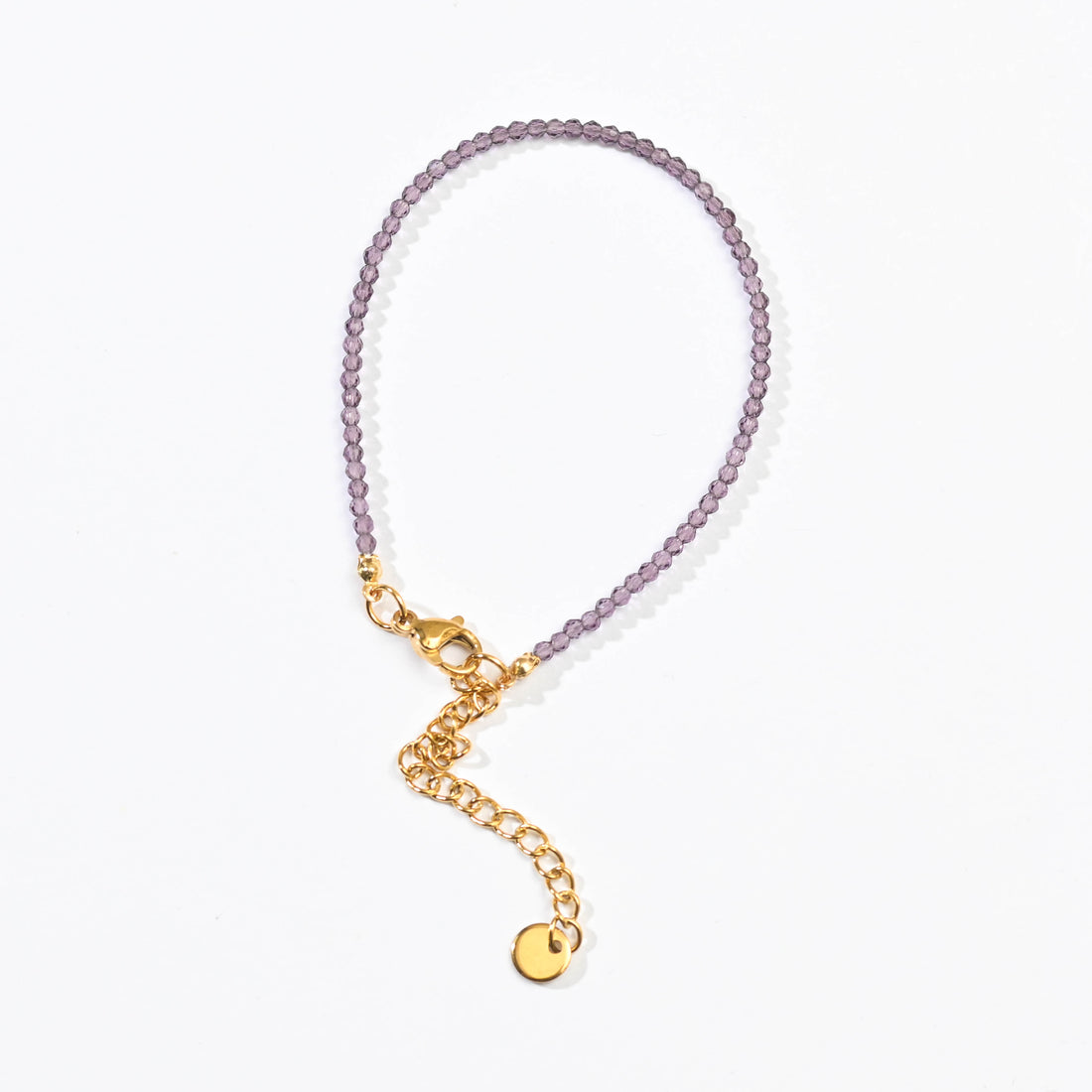 Leena Beaded Bracelet | Purple Haze