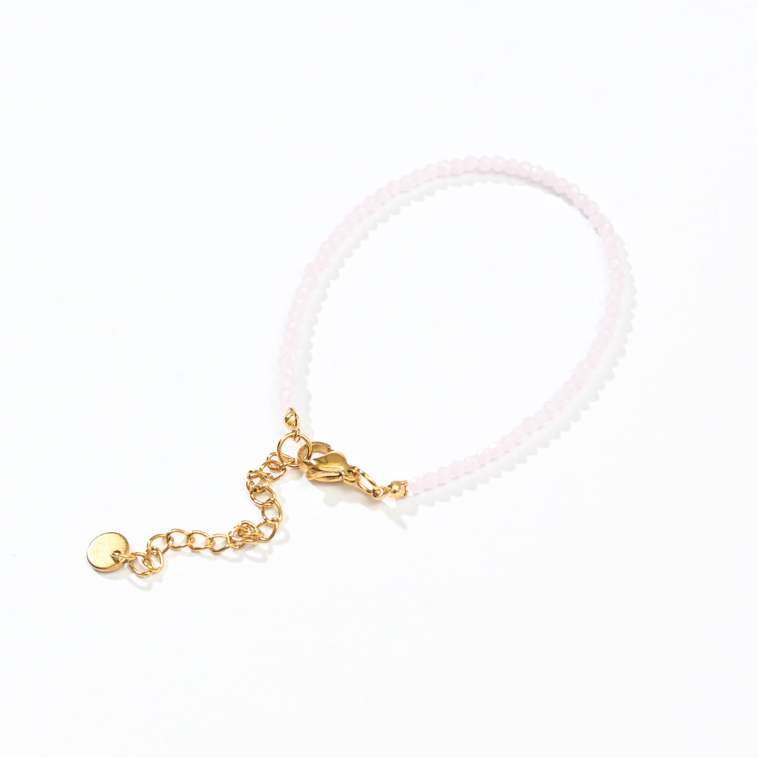 Leena Beaded Bracelet | Baby Pink