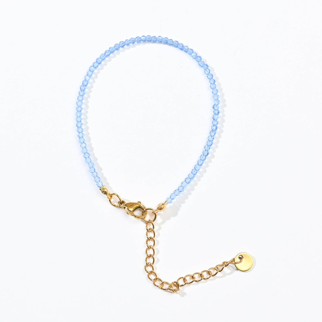 Leena Beaded Bracelet | Crystal Blue