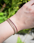 Laura Tennis Bracelet | White