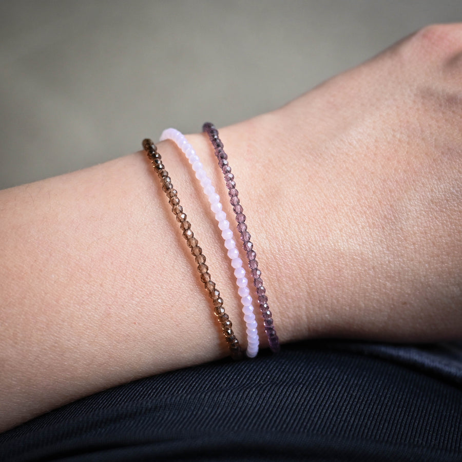 Leena Beaded Bracelet | Warm Mauve