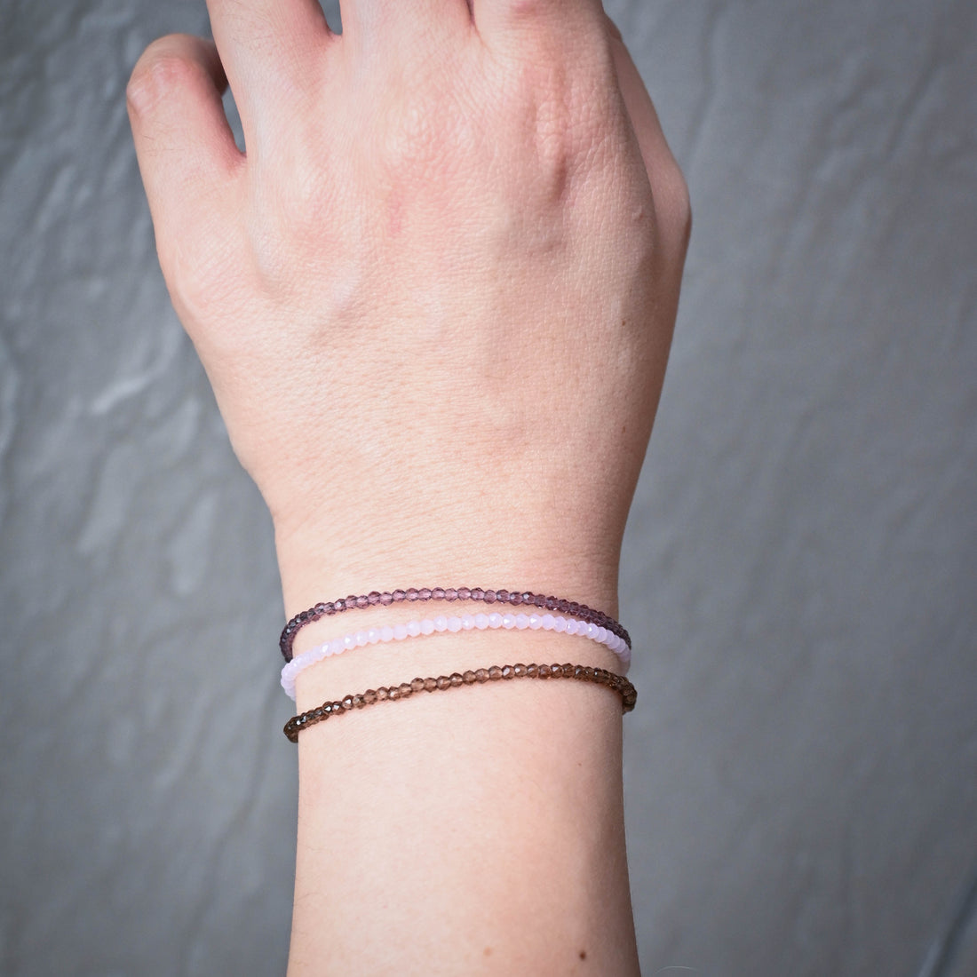 Leena Beaded Bracelet | Baby Pink