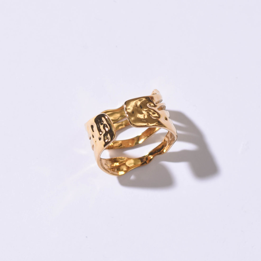 Joan Hammered Ring | Gold