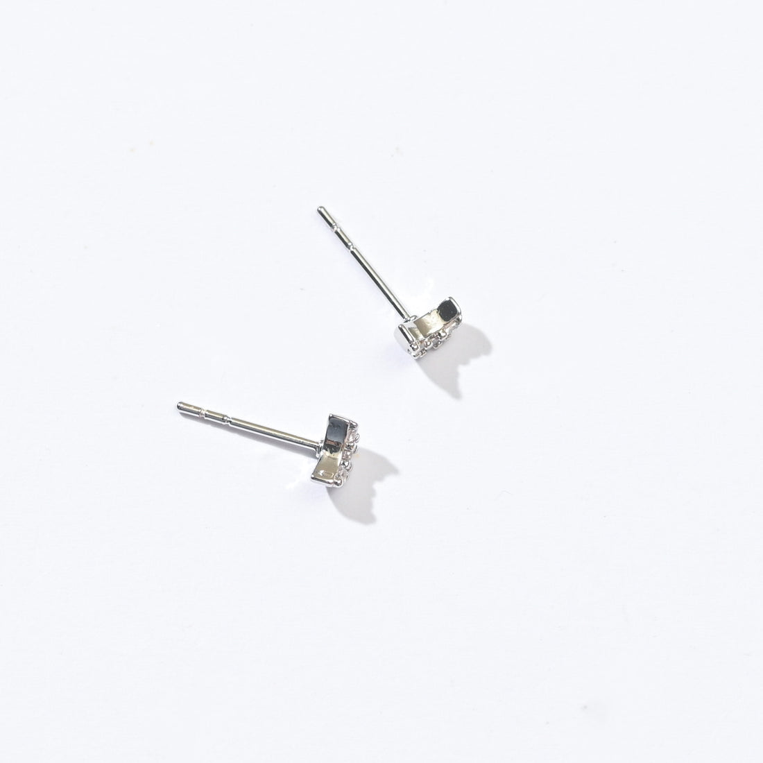 Luna Moon Studs | Silver