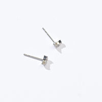Luna Moon Studs | Silver