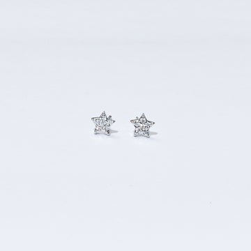 Starlight Star Studs | Silver