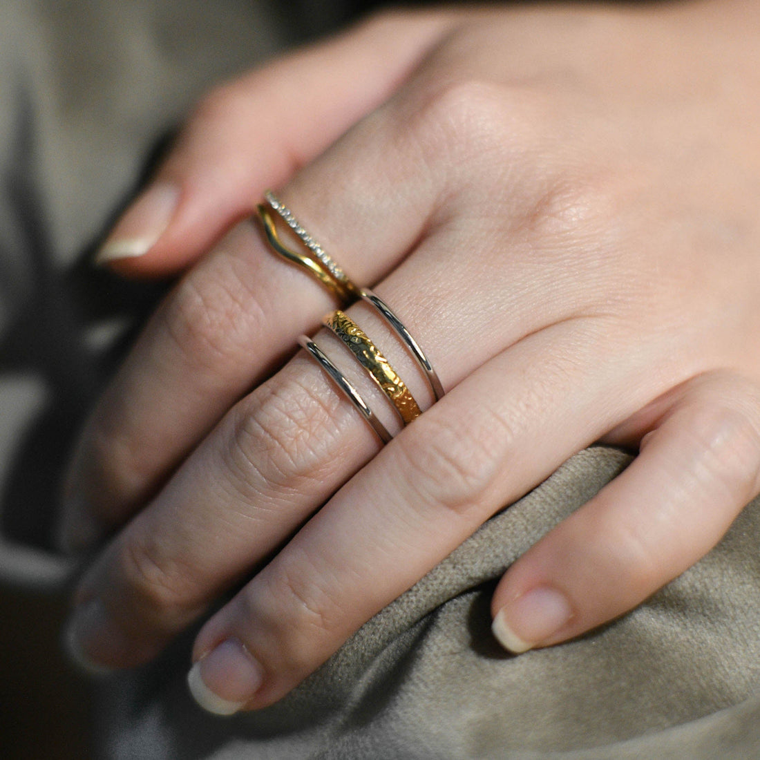 Amber Prism Ring
