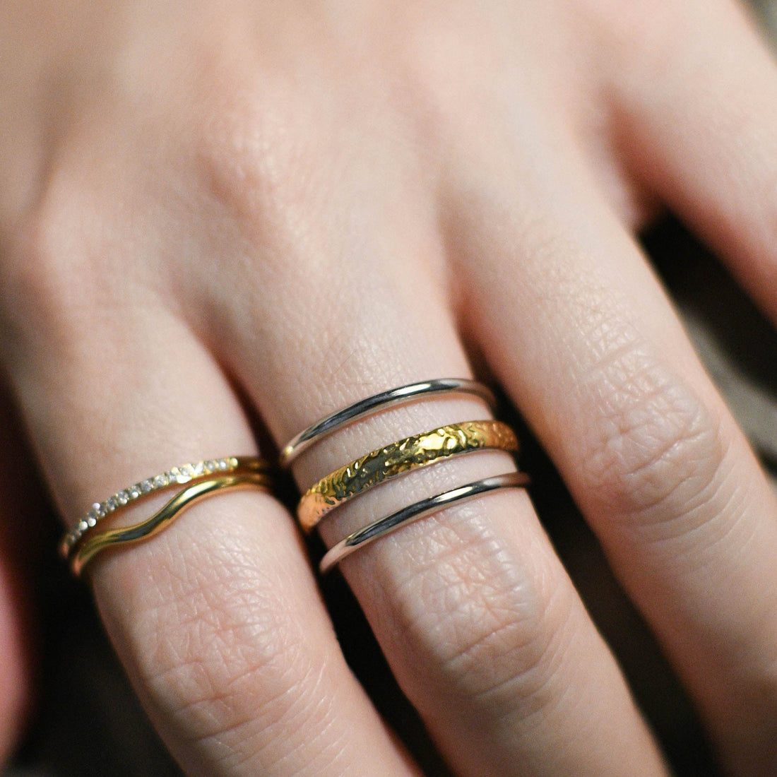 Amber Prism Ring