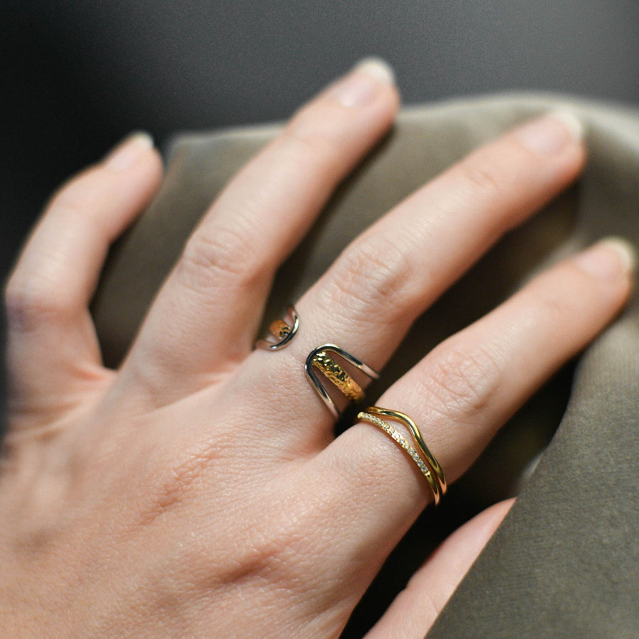 Amber Prism Ring