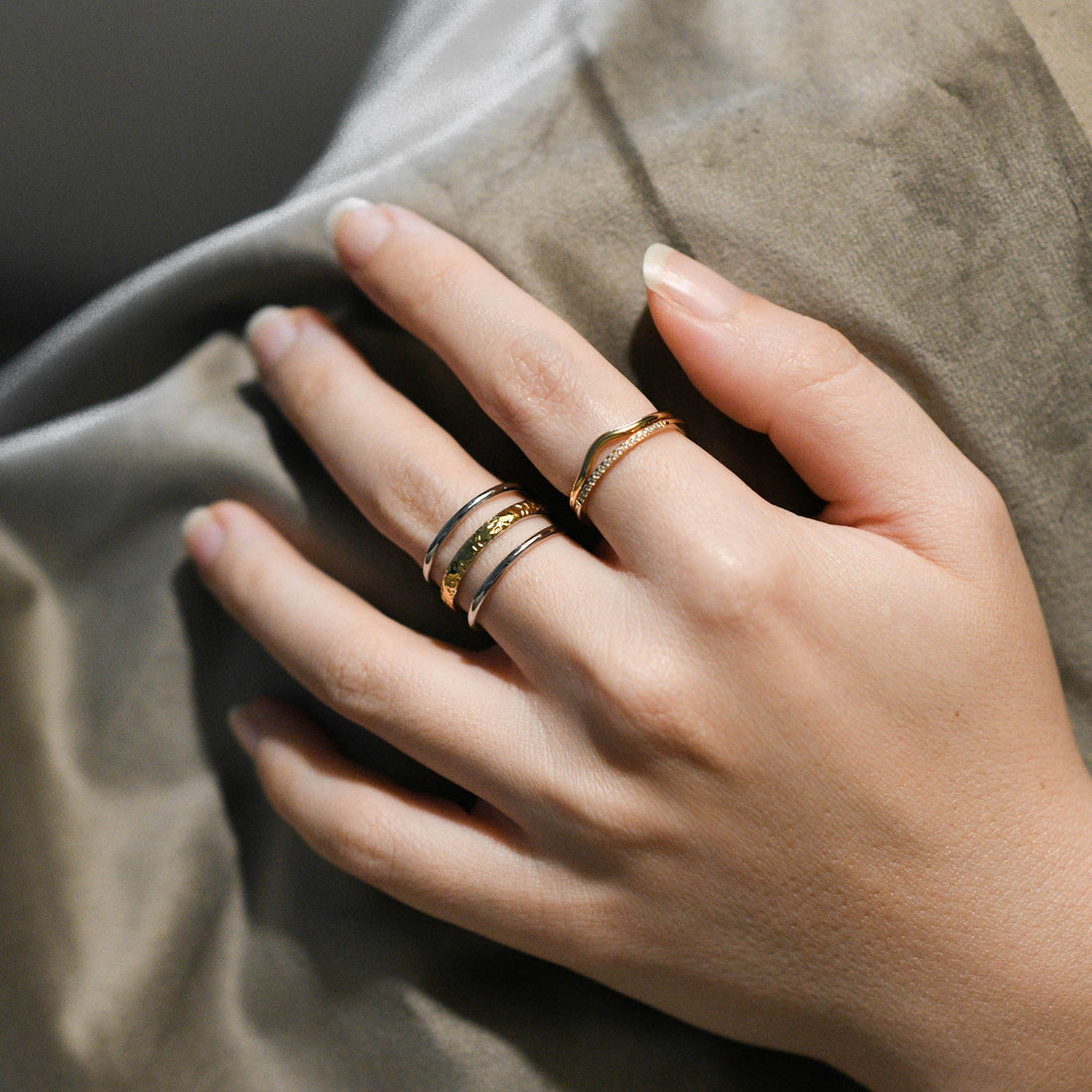 Amber Prism Ring