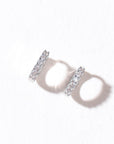 Drea Mini Huggies | Silver