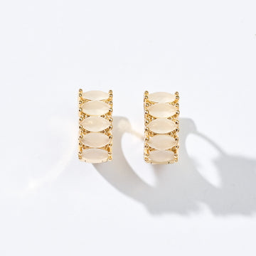 Jada Hoops | Porcelain Gold