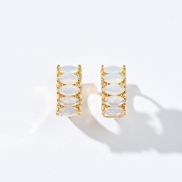 Jada Hoops [PREMIUM] | Opalite Blue Gold