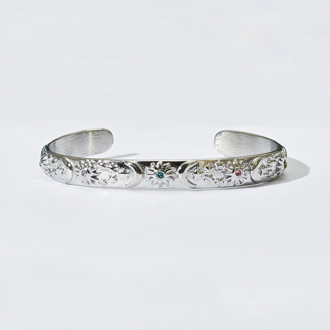 Devon Colortura Cuff Bangle | Silver