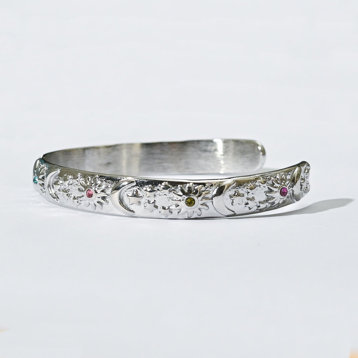 Devon Colortura Cuff Bangle | Silver