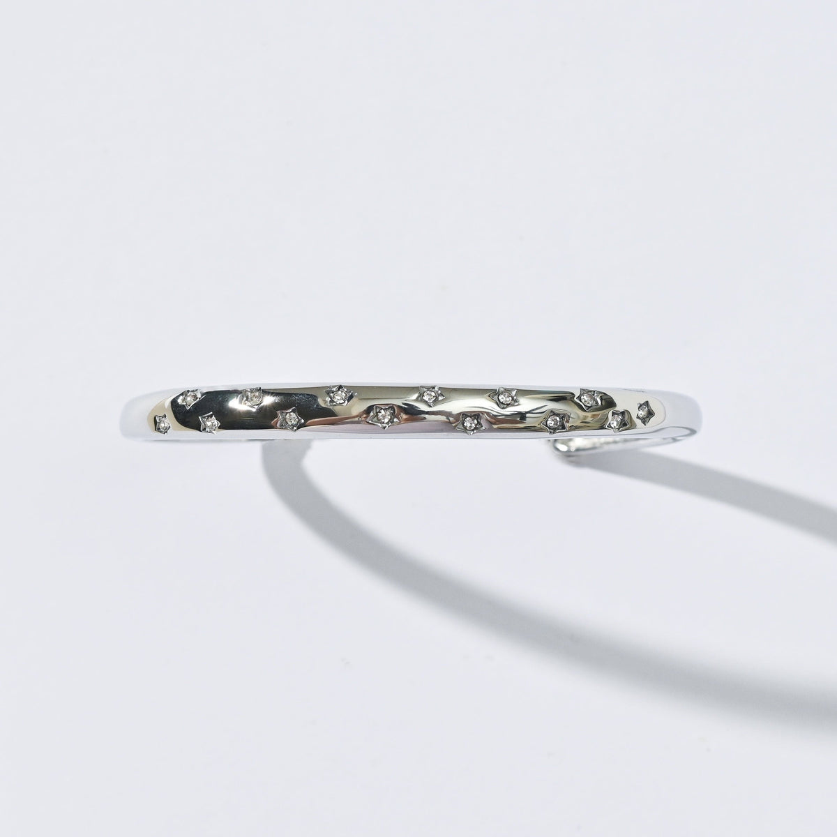 Rosaline Star Cuff Bangle | Silver