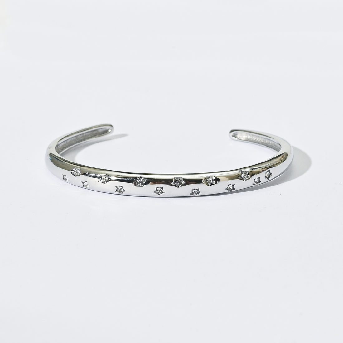 Rosaline Star Cuff Bangle | Silver
