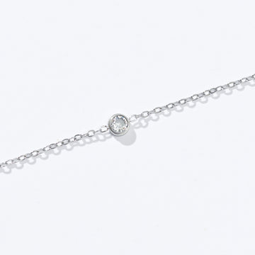 Lily Dainty Bracelet | Silver