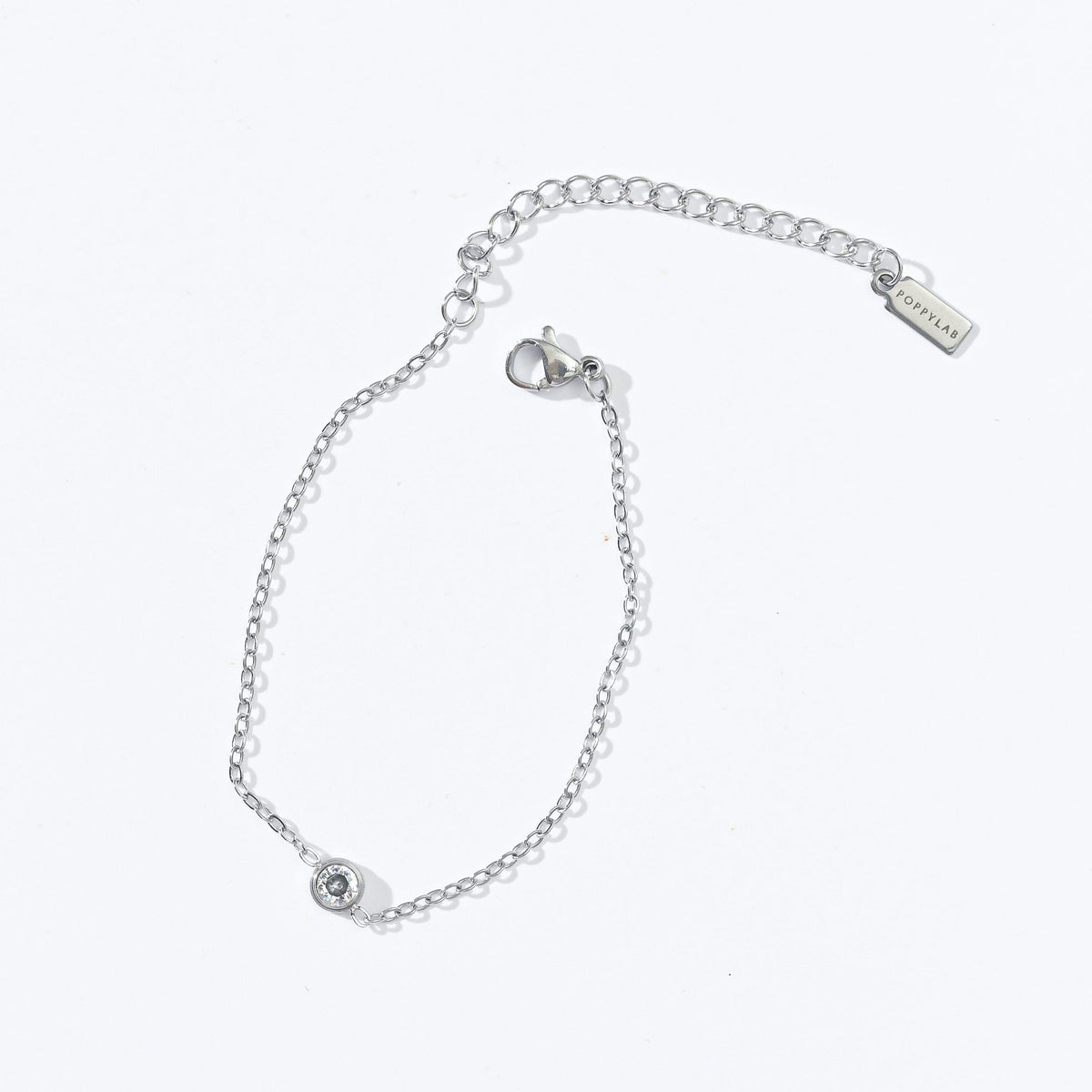 Lily Dainty Bracelet | Silver