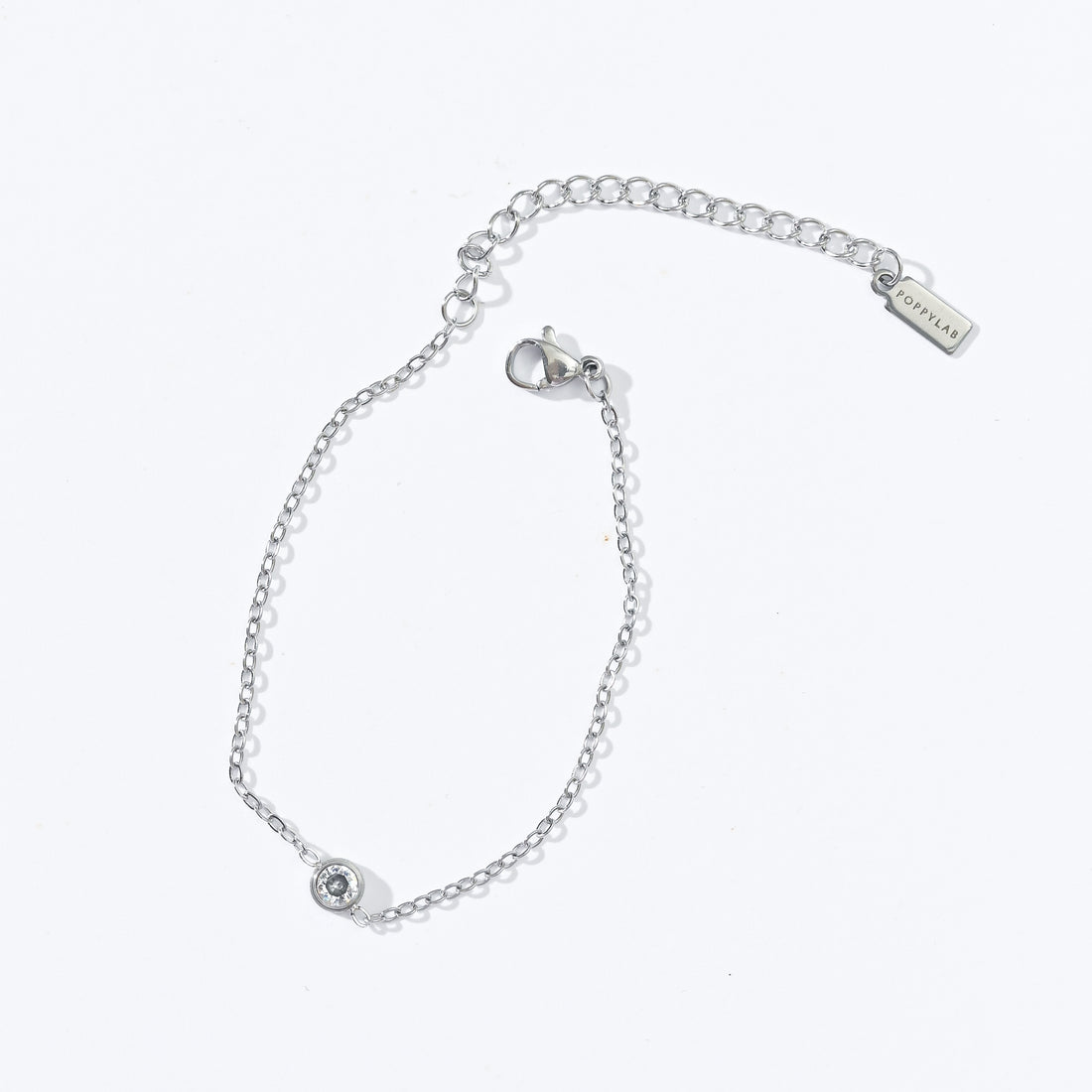 Lily Dainty Bracelet | Silver