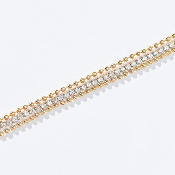 Nat Triple Tennis Bracelet | Gold