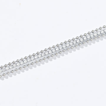 Nat Triple Tennis Bracelet | Silver