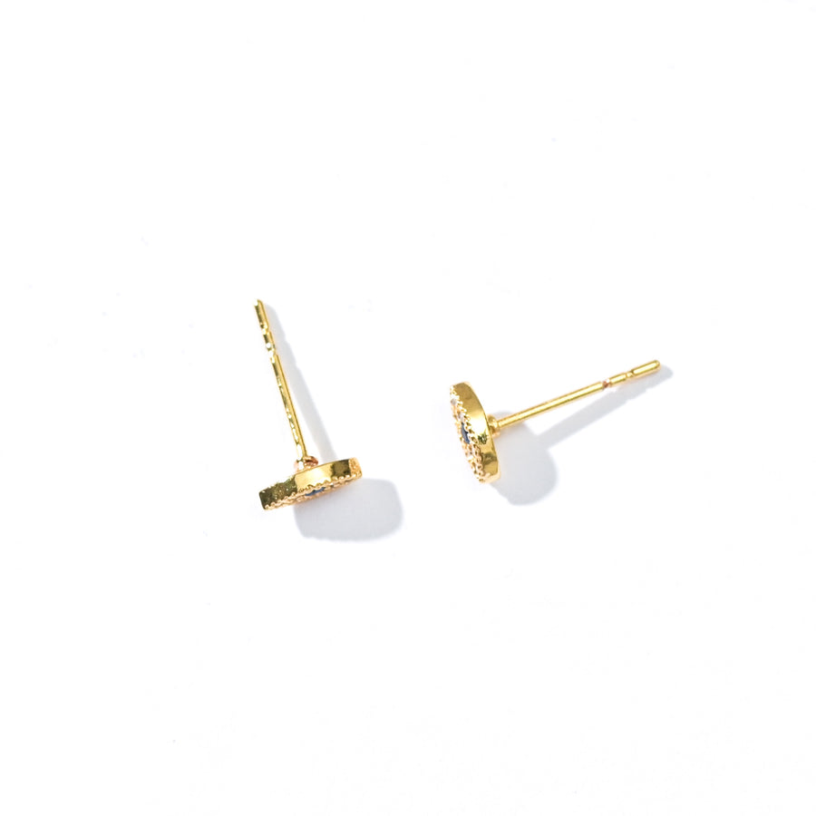 Zara Evil Eye Studs | Gold