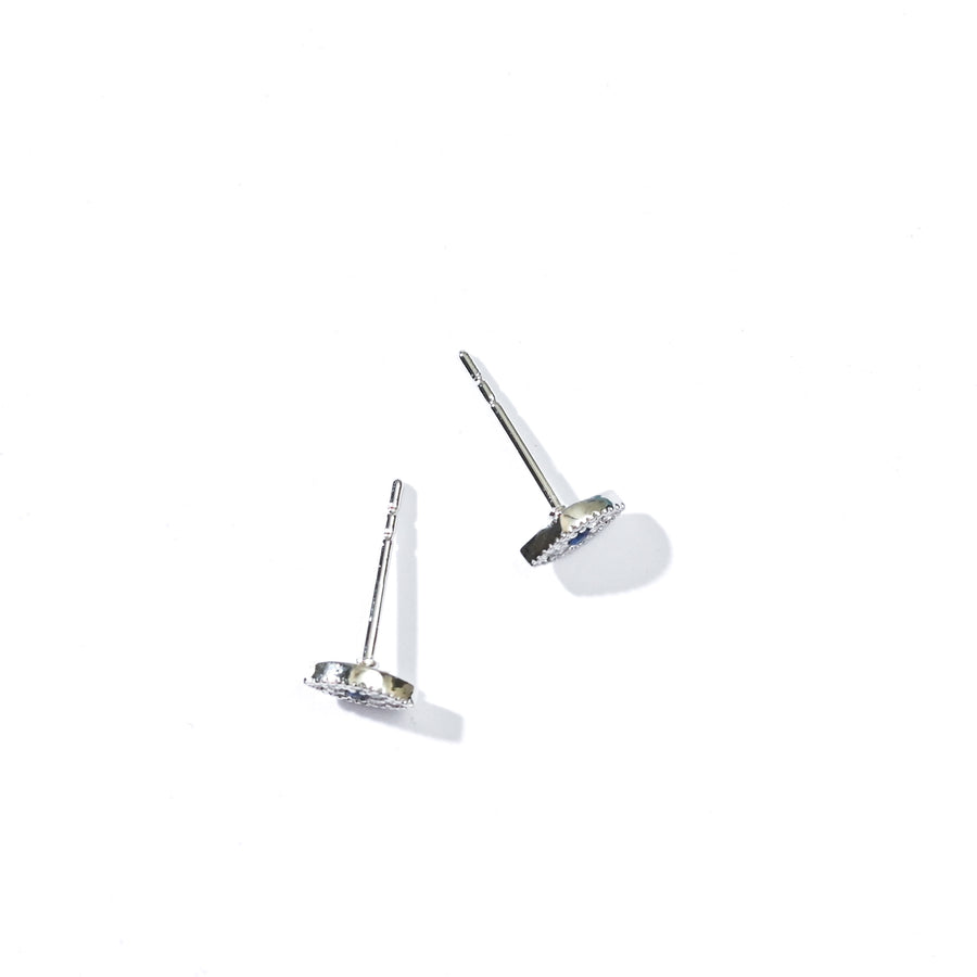 Zara Evil Eye Studs | Silver