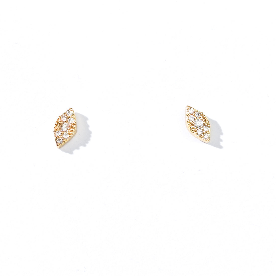 Naomi Marquise Studs | Gold