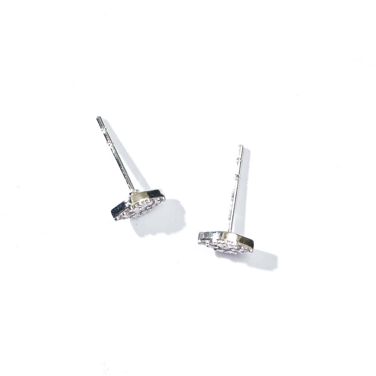 Naomi Marquise Studs | Silver