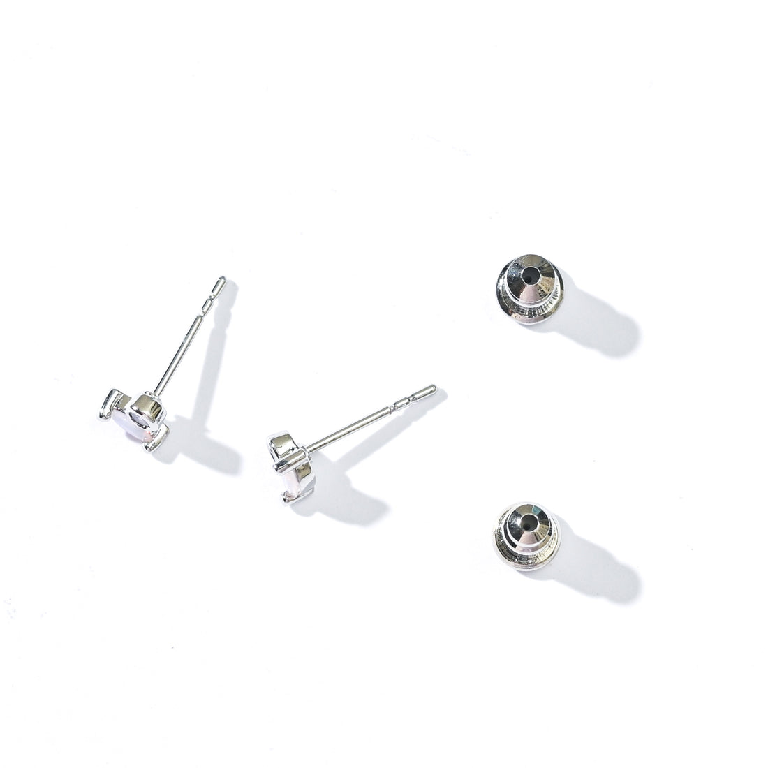 Iman Minimalist Studs | Silver