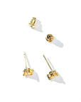 Evie Heart Studs | Gold Sunshine