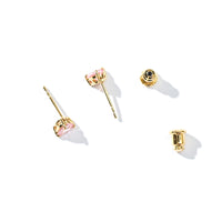 Evie Heart Studs | Gold Taffy
