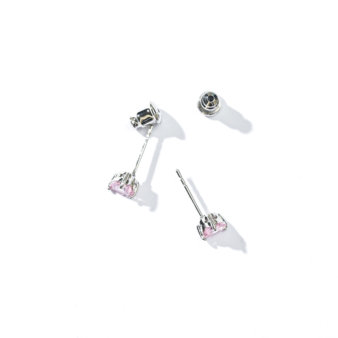 Evie Heart Studs | Silver Taffy