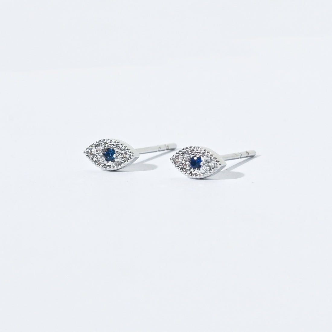Zara Evil Eye Studs | Silver