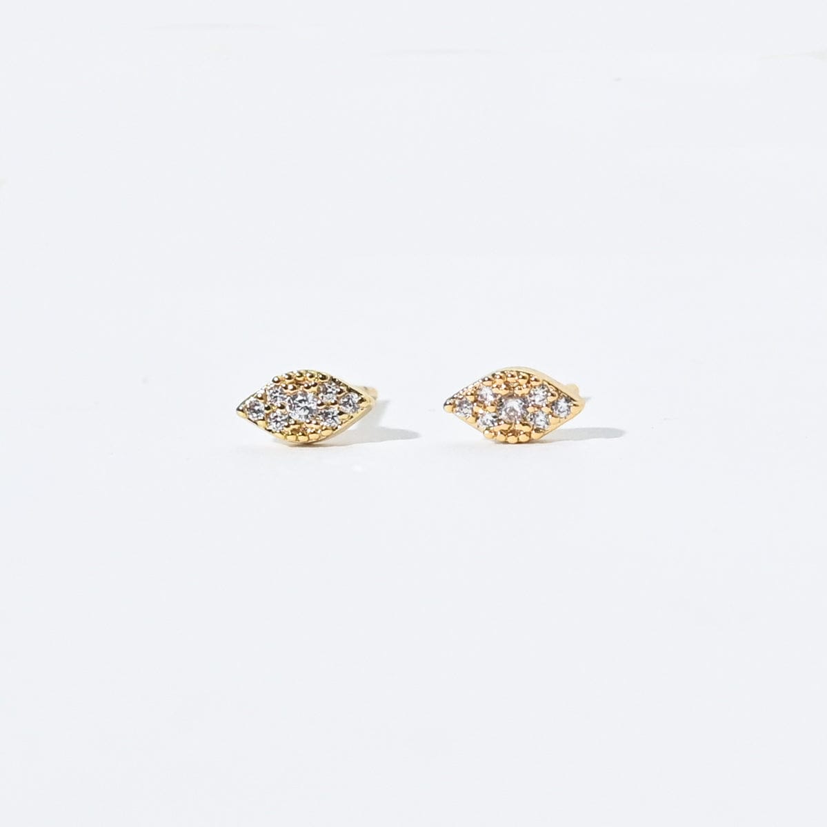 Naomi Marquise Studs | Gold