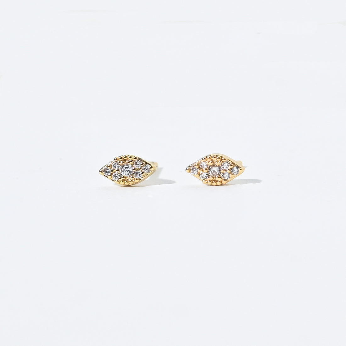 Naomi Marquise Studs | Gold