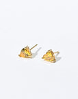Evie Heart Studs | Gold Sunshine