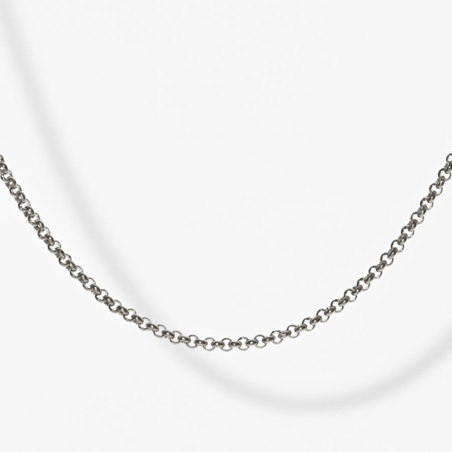 Lea Chain Necklace | Silver
