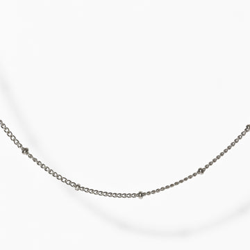 Lara Chain Necklace | Silver