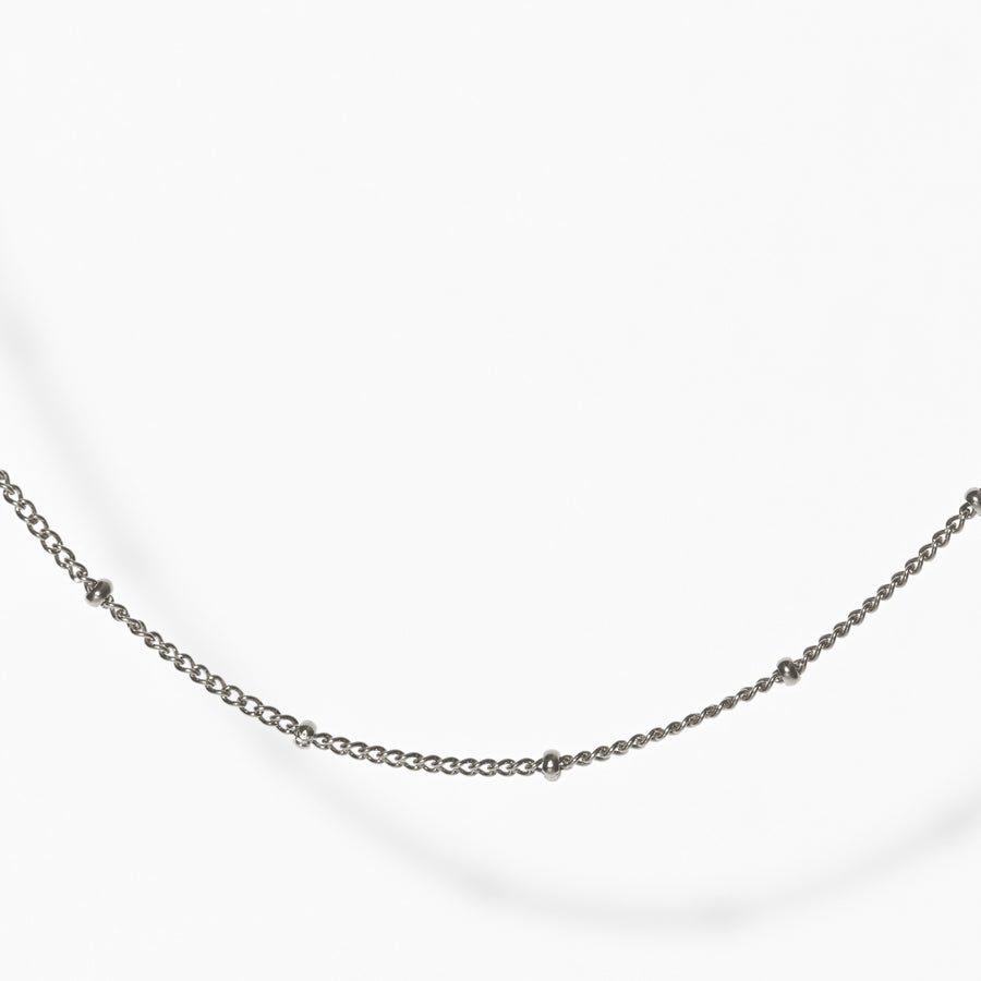 Lara Chain Necklace | Silver