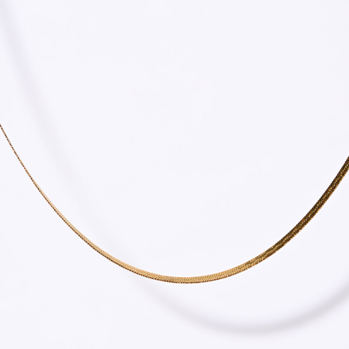 Lorelai 2mm Snake Necklace | Gold