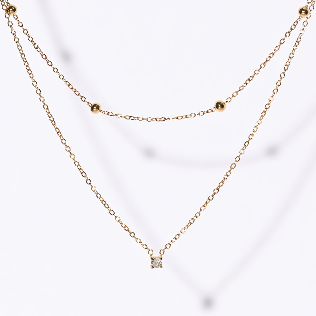 Atlas Layered Necklace | Gold