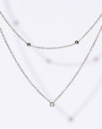 Atlas Layered Necklace | Silver