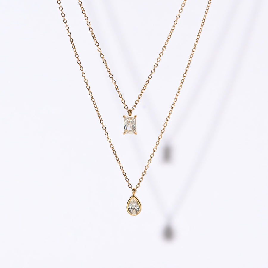 Jessica Layered Necklace | Gold