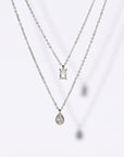 Jessica Layered Necklace | Silver