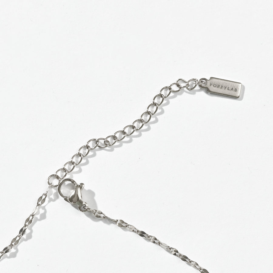 Lina Sparkles Necklace | Silver