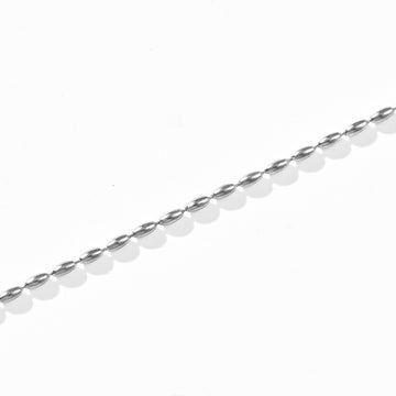 Cora Beaded Necklace | Silver